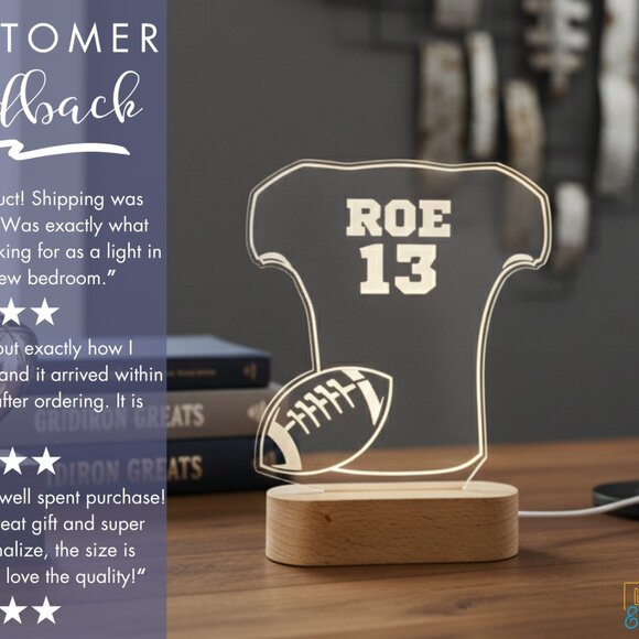 Football T-Shirt – Personalized Tee for Players & Fans - Picture 7 of 8